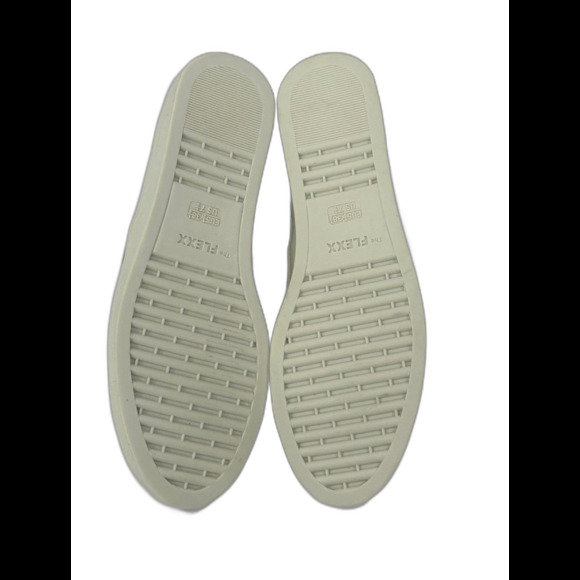 The Flexx Sneakers Women’s Size 7.5 Color Gold Woven Leather Padded Footbed Shoe - Picture 8 of 10